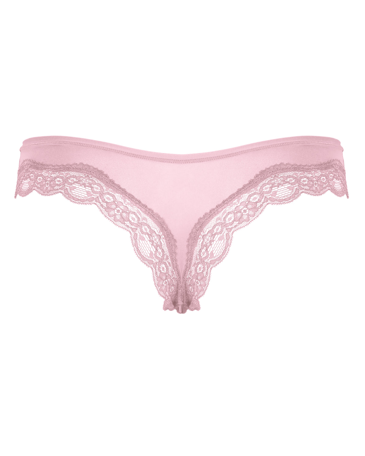 Lace Scoop Set, Pink