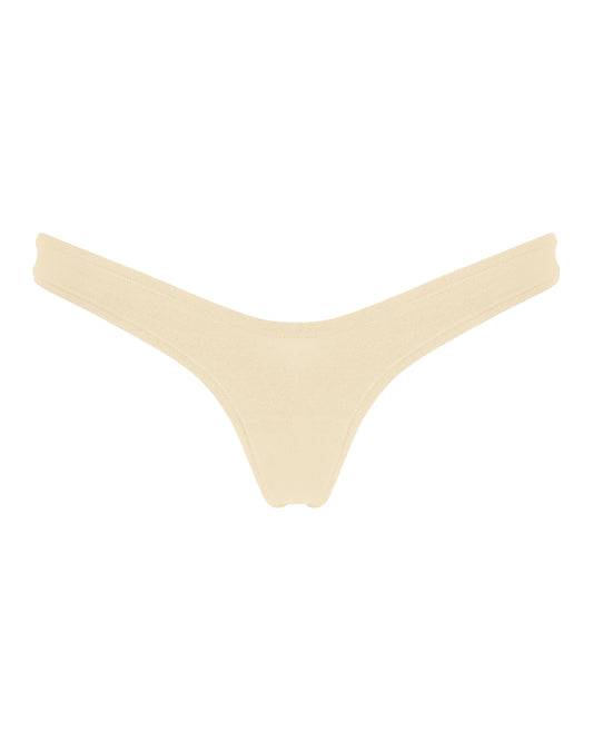 Cotton Low-Cut Panties, Cream