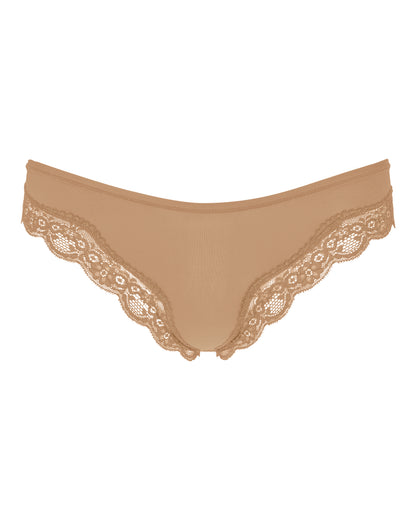 Lace Panties, Tan
