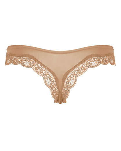 Lace Panties, Tan