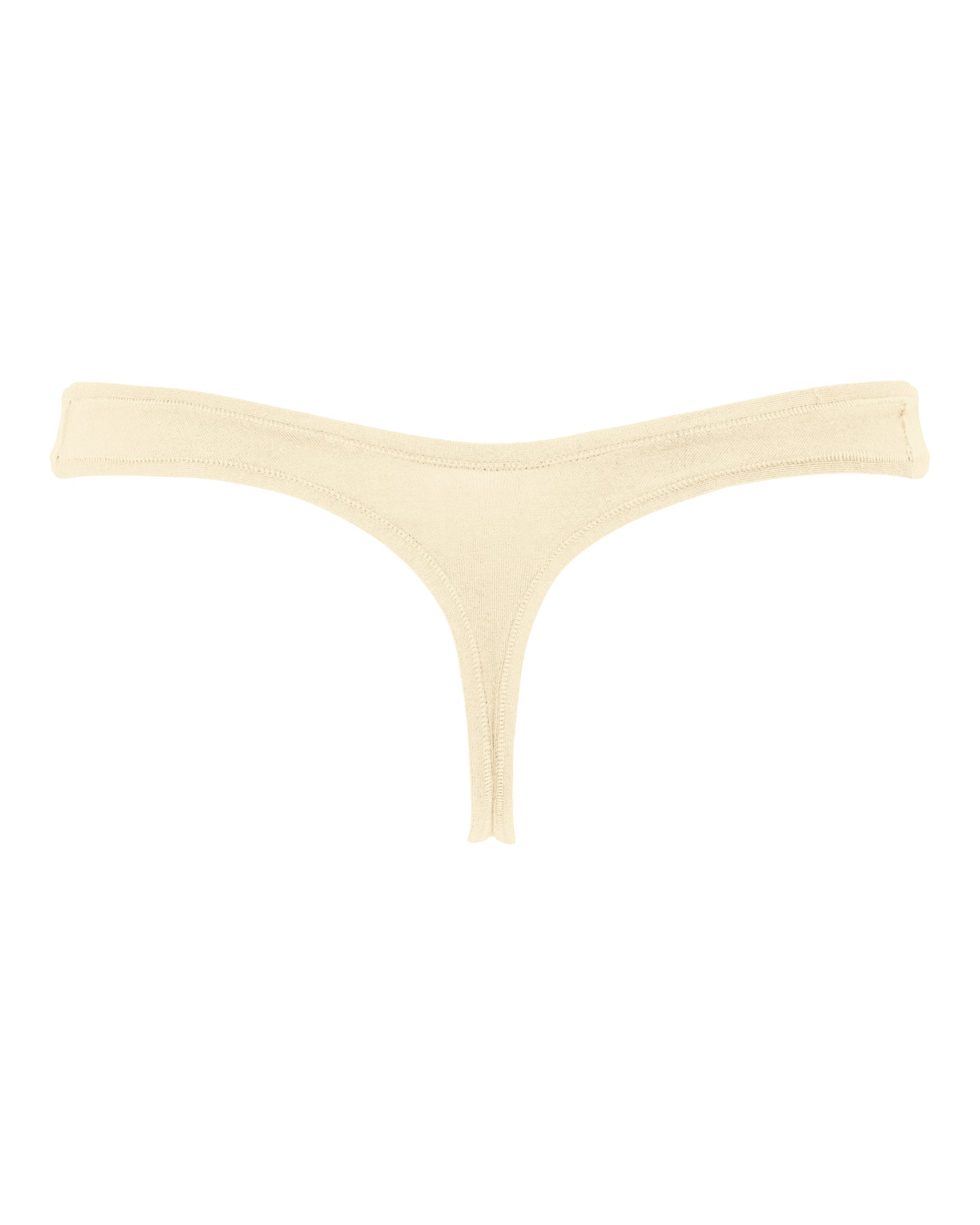 Cotton Low-Cut Panties, Cream