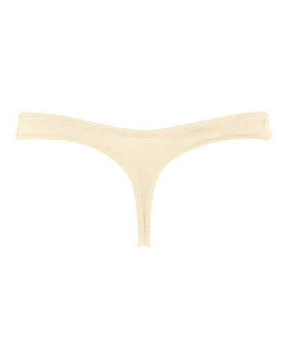 Cotton Low-Cut Panties, Cream
