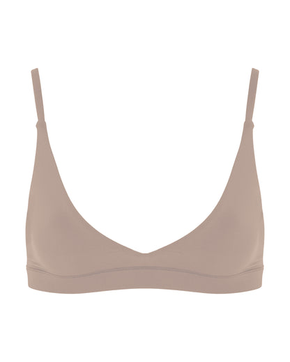 Triangle Bralet, Beige