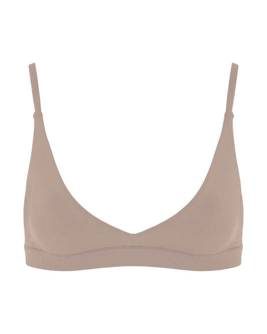 Triangle Bralet, Beige