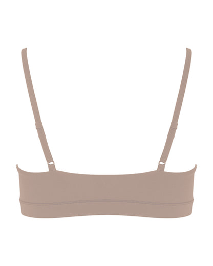 Triangle Bralet, Beige