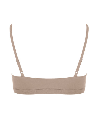 Scoop Bralet, Beige