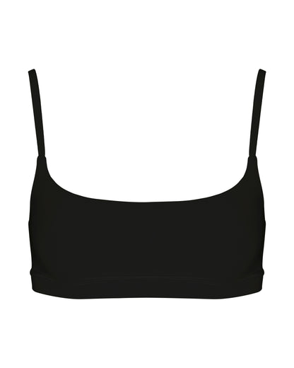 Scoop Bralet, Black