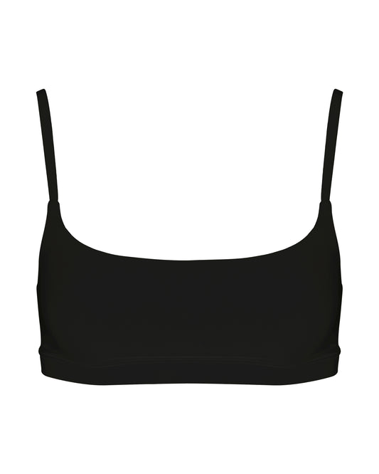 Scoop Bralet, Black