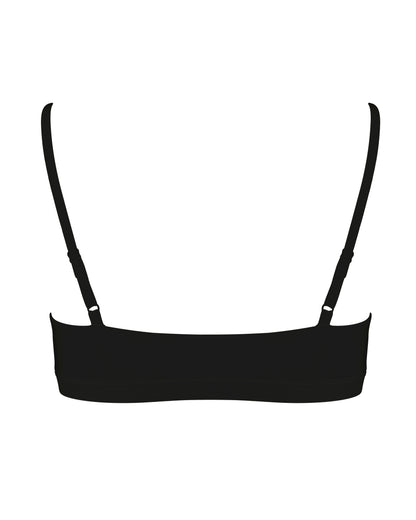 Scoop Bralet, Black